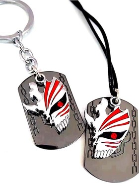 死神周边项链钥匙扣黑崎一护朽木露琪亚同人卡通书包挂机礼物小众