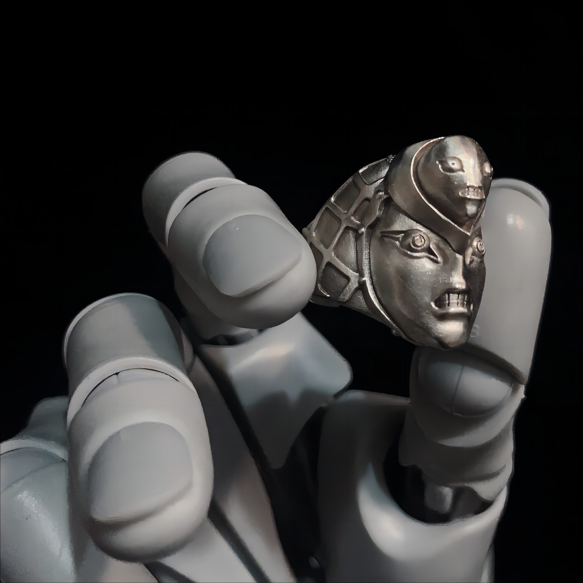 JOJO的奇妙冒险周边开口戒指绯红之王迪亚波罗替身使者卡通动漫