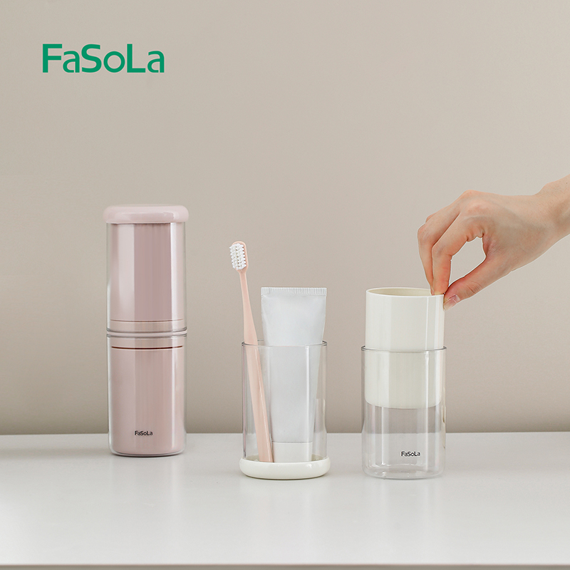 FaSoLa旅行三合一漱口杯便携式