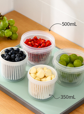 Scallion/Ginger/Garlic/Fruit Storage Box/Draining Basket