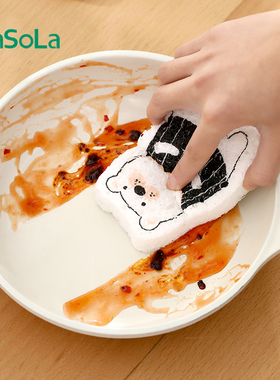 Compressed Wood Pulp Cotton Sponge,Cleaning Dishes,Kitchen