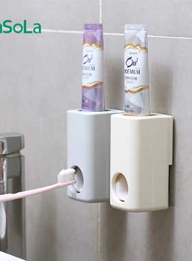 Automatic Toothpaste Dispenser Squeezer,Wall Holder