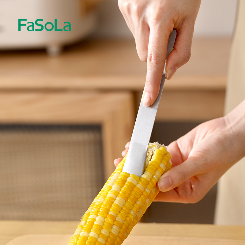FaSoLa家用剥玉米神器厨房不锈钢