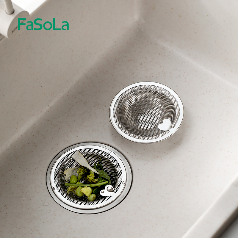 FaSoLa304不锈钢水槽过滤网厨房