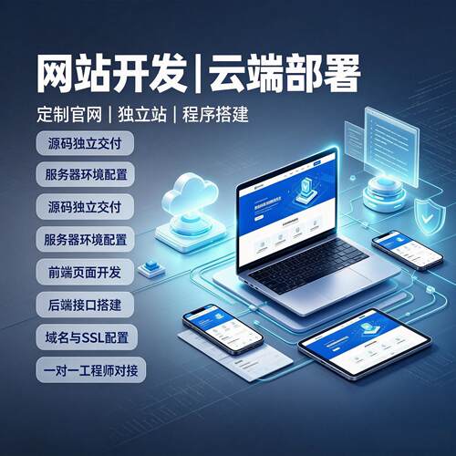 网站部署上线HTML部署对接后端后台网站域名解析SSL证书