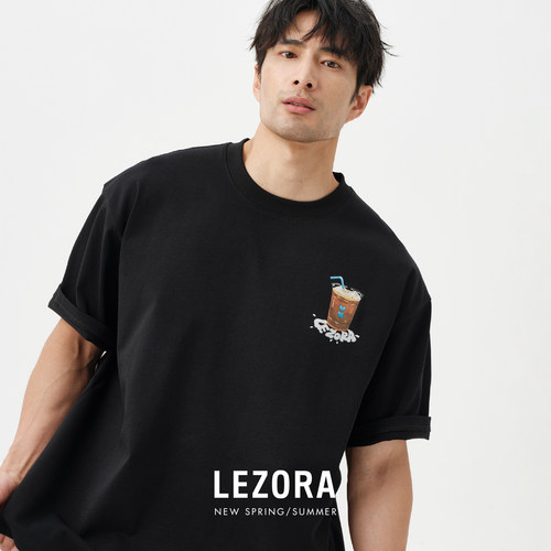 LEZORA夏日冰美式澳棉短袖T恤