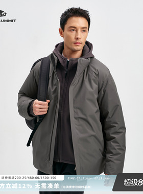 GRAY SUMMIT东丽Dermizax三层压胶90白鹅绒商鸟euler羽绒服男