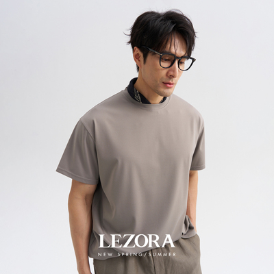 LEZORA长期主义冷感抗皱老钱T恤