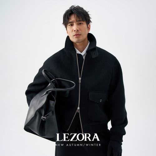 LEZORA厚款圈圈羊毛蓬松秋冬夹克