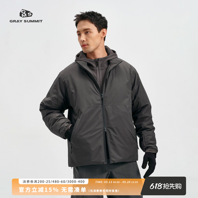 GRAYSUMMIT超轻量暖P棉立领棉服