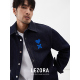 LEZORA重磅环保染丹宁 牛仔夹克男 13.4oz克莱因蓝爱心衬衫