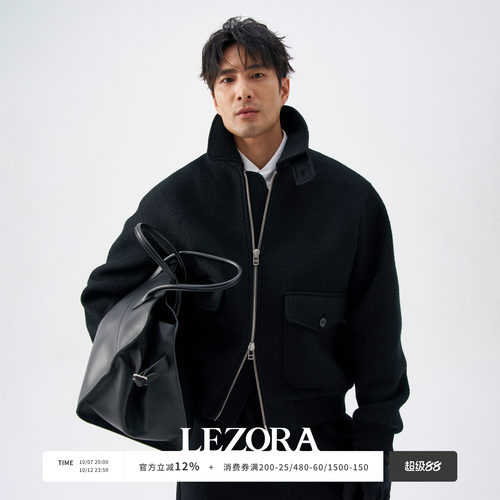 LEZORA厚款圈圈羊毛蓬松秋冬夹克