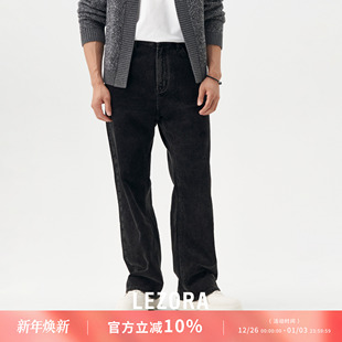 灯芯绒炒雪花直筒休闲裤 LEZORA iu家同款 男 vintage复古
