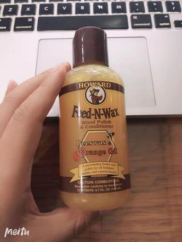 现货秒发Howard Feed N Wax Beeswax Preserve and Protect 140ml