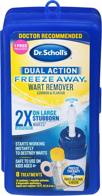 Dr Scholl's Dual Action Freeze  Wart Remover 1 kit4岁可用