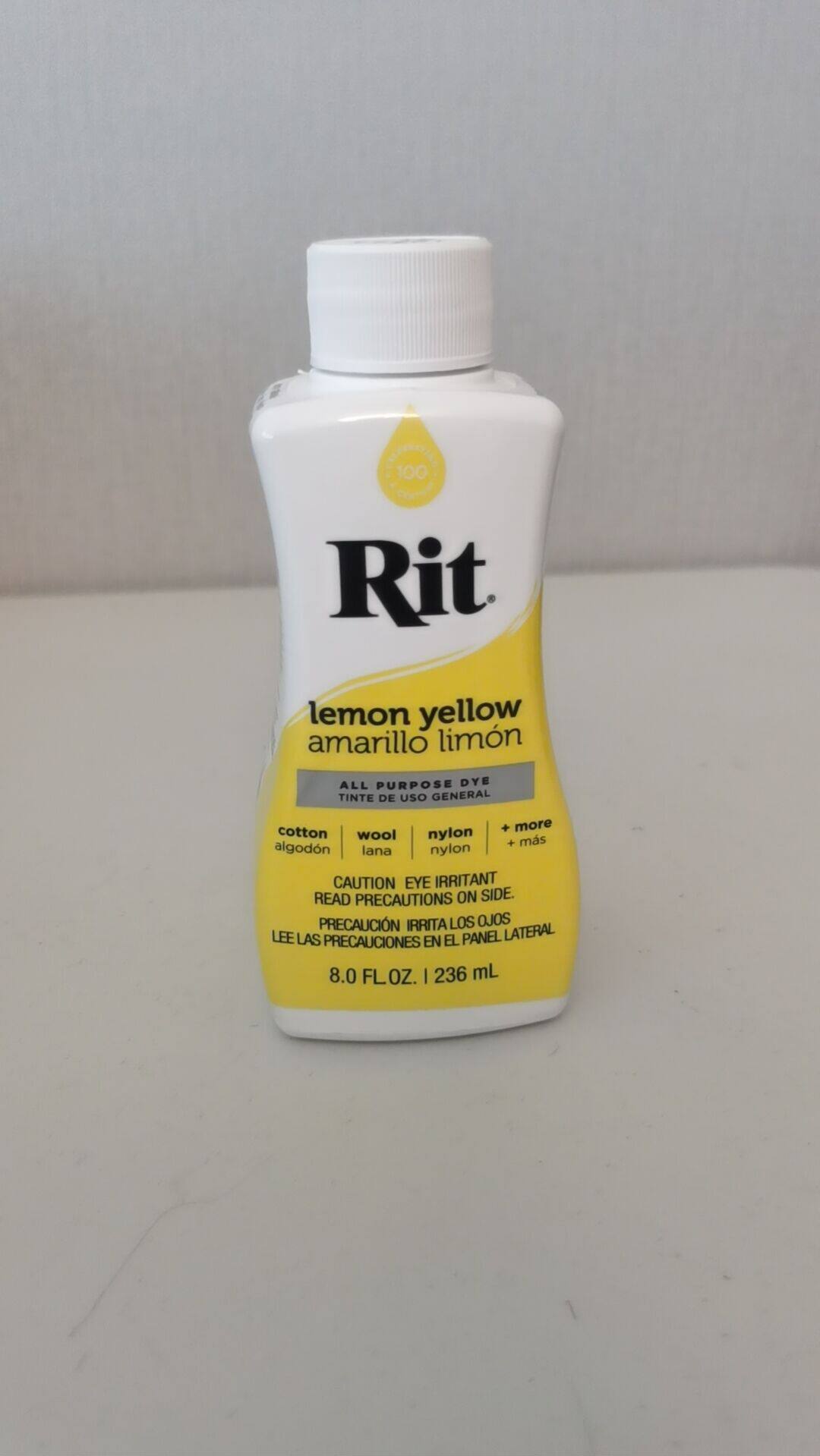 现货Rit Dye Liquid Wide Selection Colors lemon yellow柠檬黄