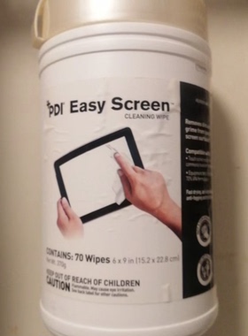 现货 PDI P03672 Touch Easy Screen Cleaners触屏幕消毒清洁纸巾