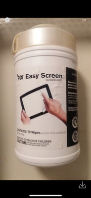 现货 PDI P03672 Touch Easy Screen Cleaners触屏幕消毒清洁纸巾