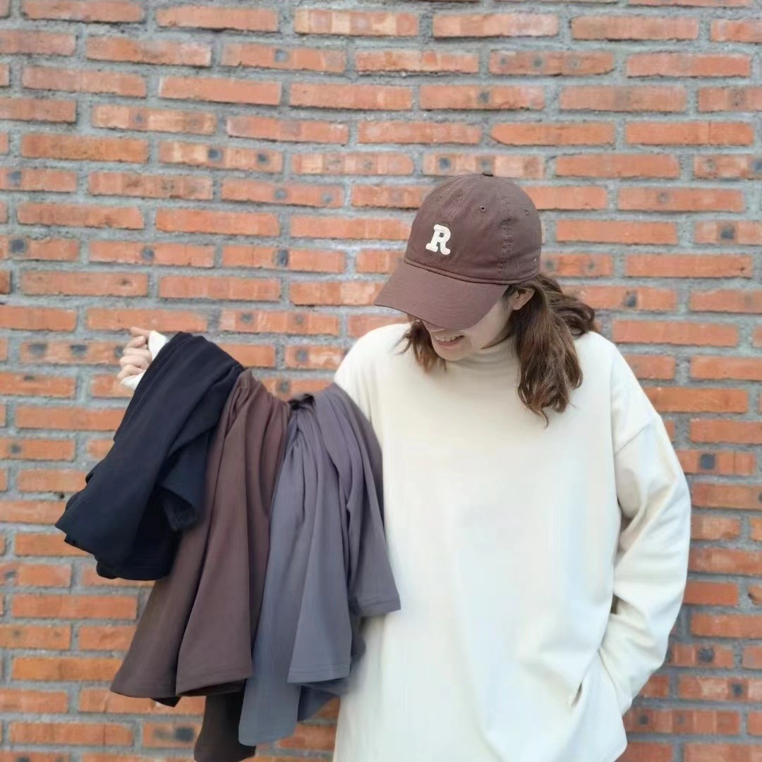 秋冬新款打底衫女欧版大版宽松休闲韩版学院风双面绒打底衫长袖