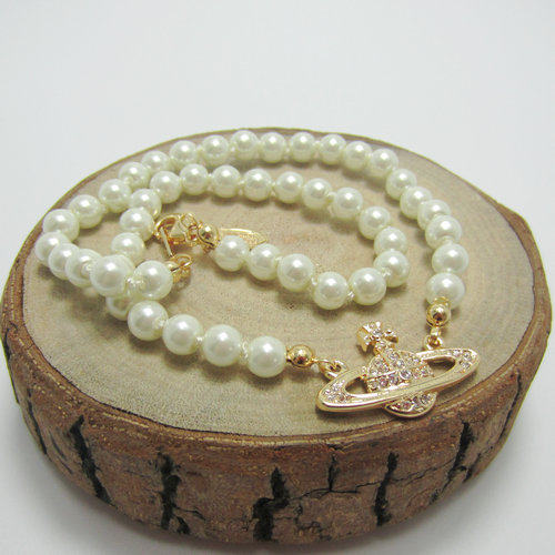 欧美时尚  金色满钻小土星珍珠项链 -B8045在类目 饰品/流行首饰/时尚饰品新, 项链中 - 来自Buy2taobao.com提供专业的淘宝代购服务