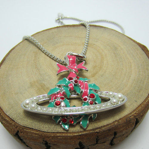 欧美时尚 银色珍珠绿色花环土星项链 - B8029在类目 饰品/流行首饰/时尚饰品新, 项链中 - 来自Buy2taobao.com提供专业的淘宝代购服务