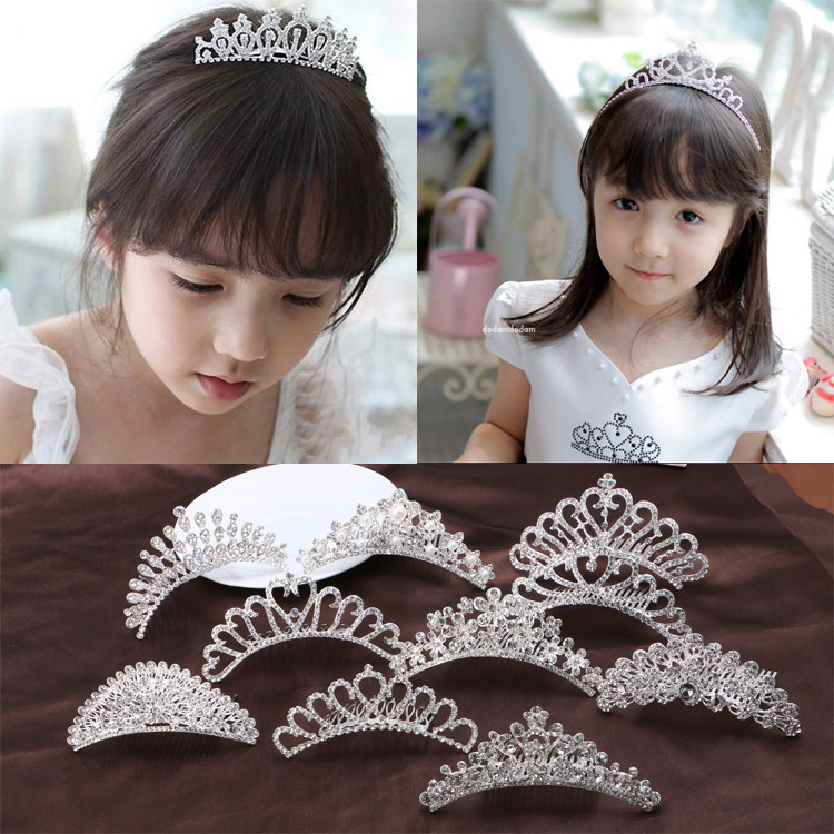 Hot selling children's products Korean Metal crystal Rhinestone girl Crown 61 festival perform Headdress Special Offerin the Accessories/Fashion Jewelry, Hair Accessories  category - from Buy2taobao.com to provide professional Taobao agent buy service