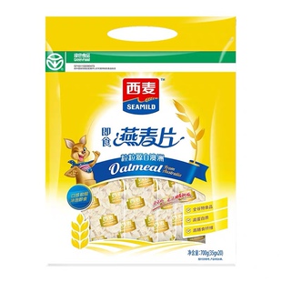包邮 西麦原味麦片1kg营养燕麦高钙谷物包装冲饮代餐高膳食纤维