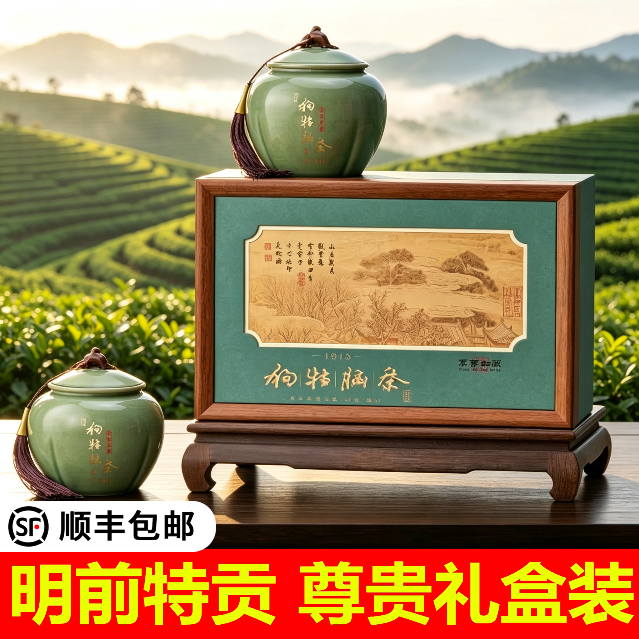 2026新春茶江西遂川狗牯脑茶叶明前特贡特级全芽井冈山绿茶礼盒装