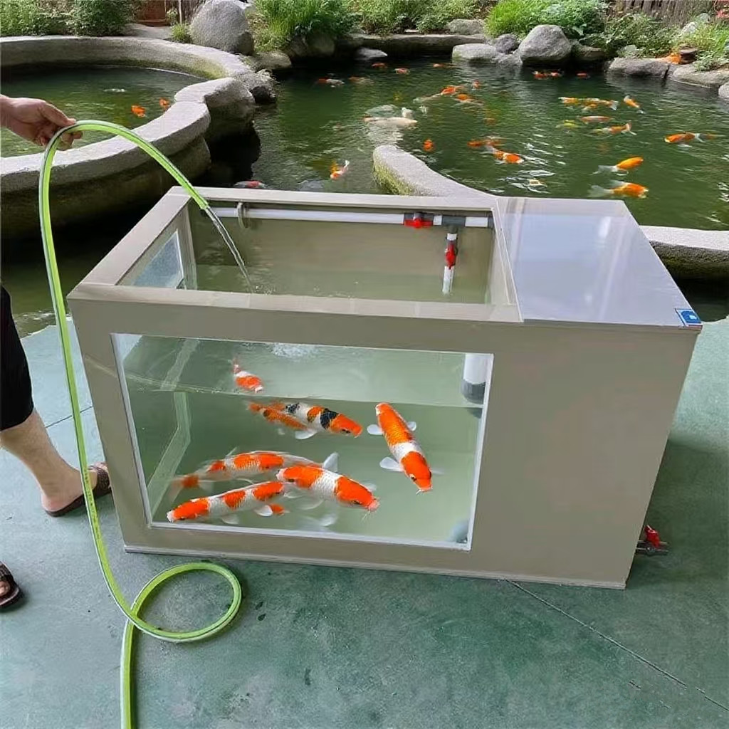 一体侧过滤水族箱观赏鱼缸水循环