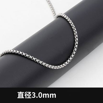 钛钢不掉色粗链子古巴链项链女男潮ins欧美街头嘻哈卫衣链子配饰