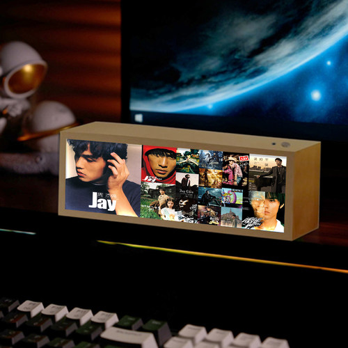 周杰伦同款周边蓝牙音响送朋友礼物卧室桌面睡眠灯氛围情调小夜灯