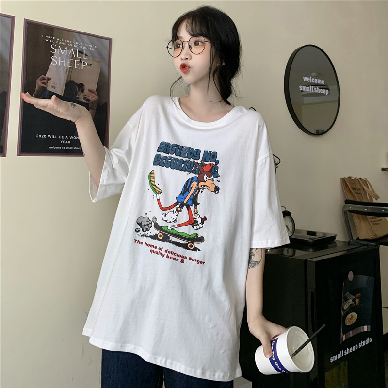 Real shot short sleeve summer new loose Korean fashion base coat