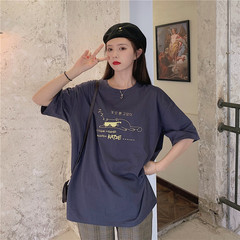 Student top short sleeve summer cute age reduction versatile loose T-shirt trend