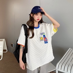 Real shot short sleeve T-shirt girl