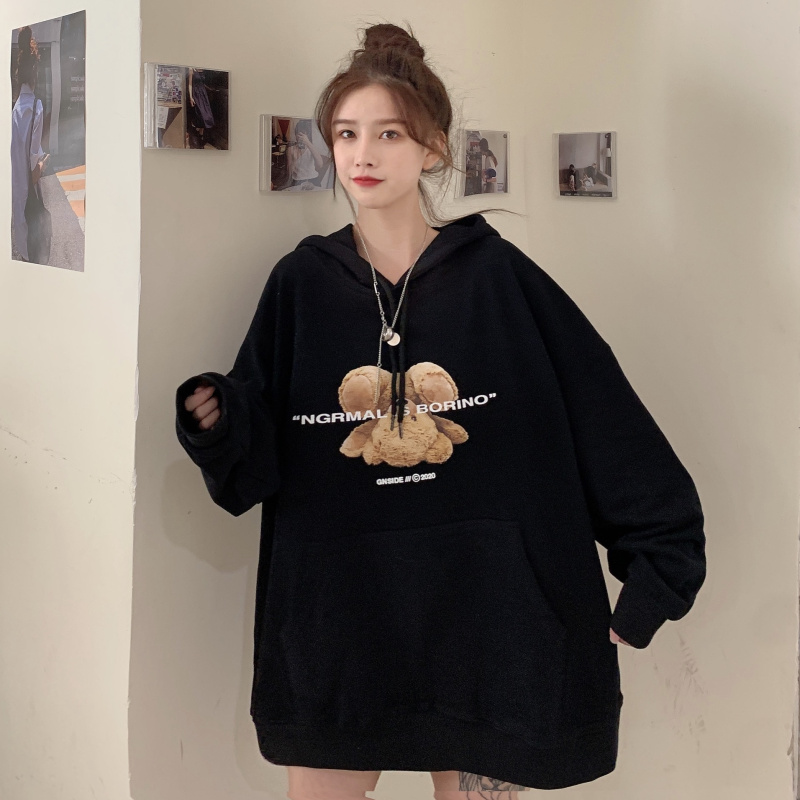 Real price does not reduce the trend of women's loose and lazy sweater in spring