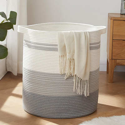 月亮山棉绳可水洗脏衣篓