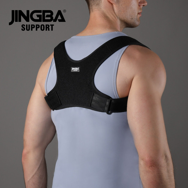 JINGBA 姿势矫正带 成人儿童预防驼背背部固定男款矫正器厂家