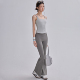 高腰微喇瑜伽长裤 女裸感提臀跑步健身普拉提训练高弹显瘦运动裤