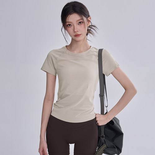 运动T恤女户外骑行瑜伽服上衣