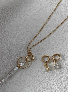 美国注金轻奢高级感小众项链