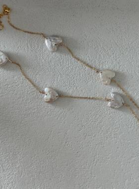 小众设计感百搭简约不规则项链