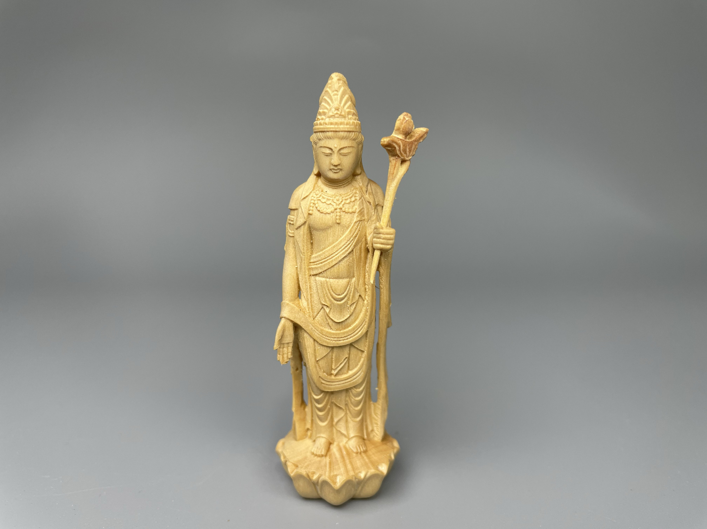 圣观音 如法 真言宗 唐密 佛像 黄杨木雕