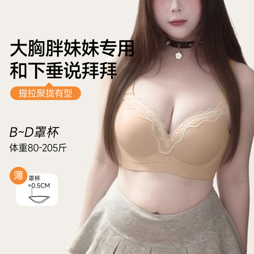 【大胸胖妹妹专用】聚拢显圆文胸
