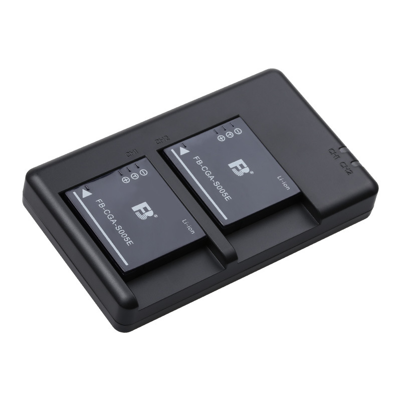 CGA-S005E电池充电器理光GR2相机电池DB-65适用松下LX3 FX5