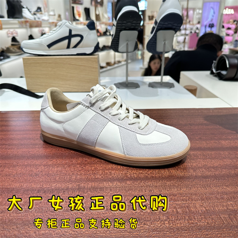 百丽男休闲鞋复古小白鞋运动板鞋