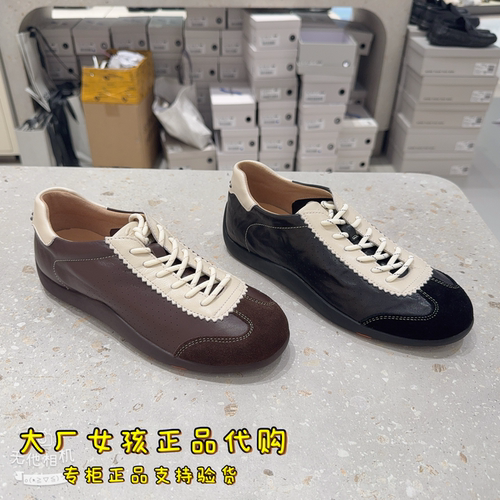 专柜正品森达2027春新品羊皮书德训鞋女内增高软底休闲鞋VGI23AM7