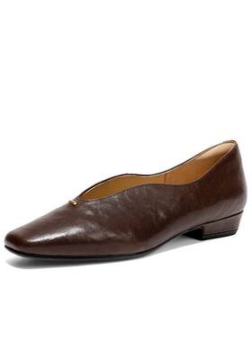 专柜正品森达2026春超软羊皮玛丽珍女鞋抓纹真皮浅口单鞋4FV02AQ6