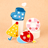 春 OuliOuli仿木质磁吸手机气囊支架可爱风小众风新款 海边寻宝