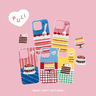 OuliOuli手机壳可爱小众风高级感韩国菲林插卡壳原创艺术风油画风手机壳ins风情侣iphone17 快乐甜心系列