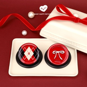 OuliOuli磁吸气囊手机支架高级感礼物圆形蝴蝶结 快乐魔法币